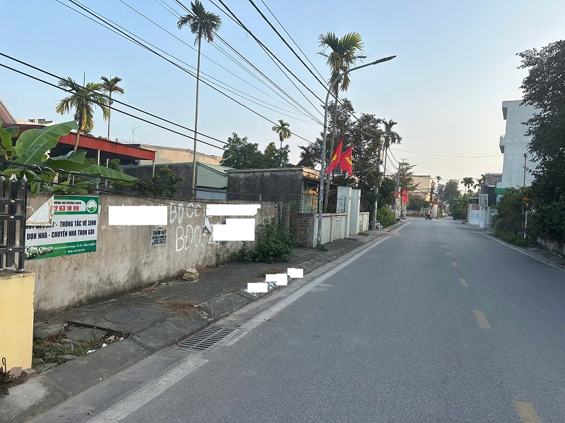 Bán Đất Mặt Đường Hùng Vương, Đồng Thái, An Dương, Hải Phòng – 291m² 